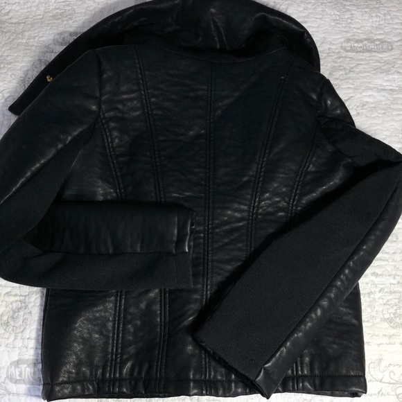 Sam Edelman faux leather fleece collar - Picture 7 of 7